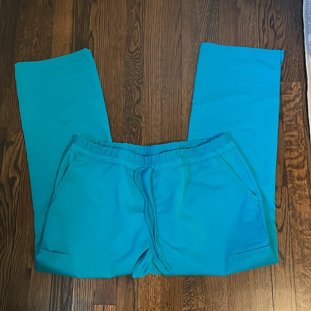 Scrubology Women’s scrub pants teal Size XL